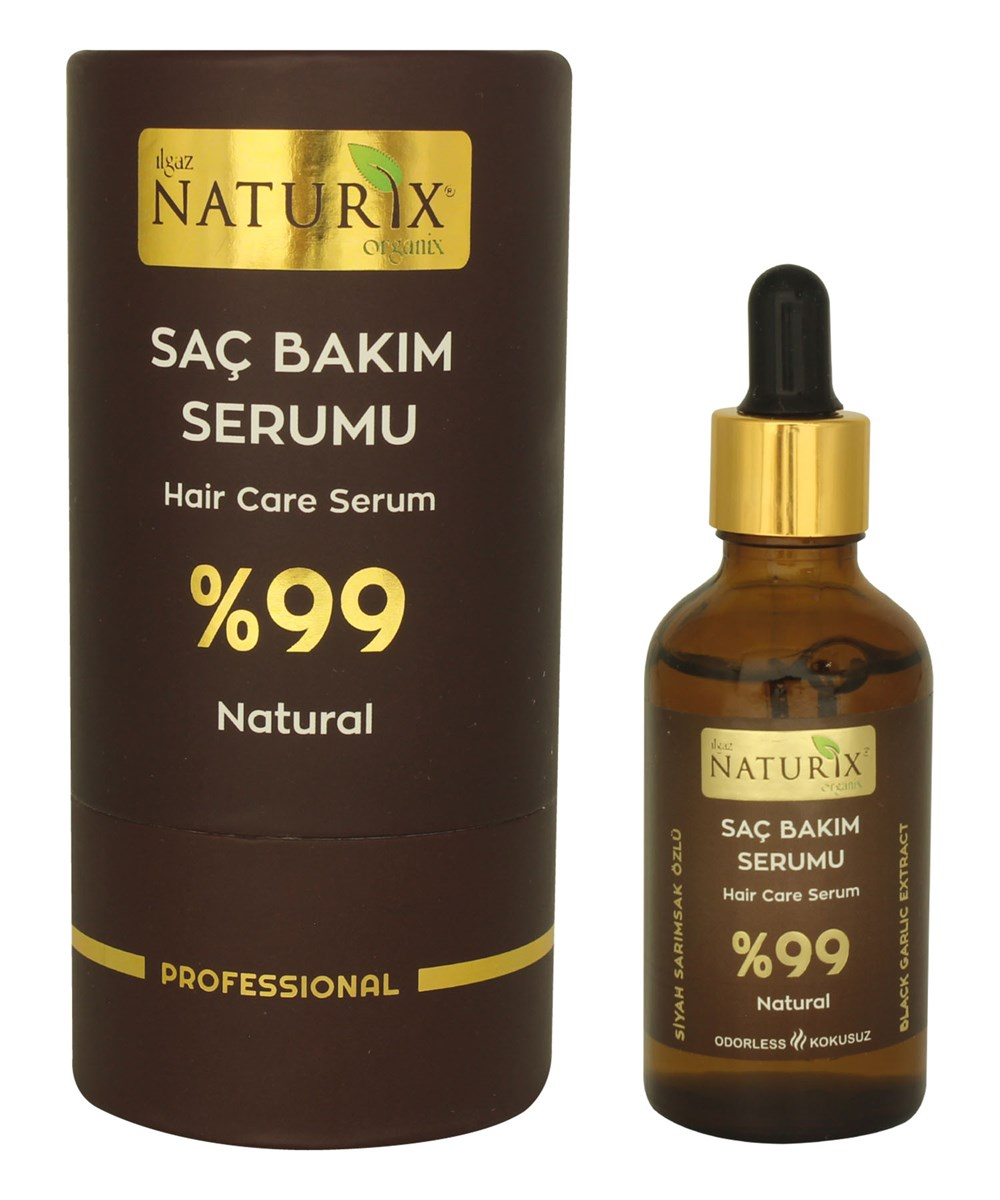 Naturix %99 Natural Saç Dökülme Önleyici Ve Saç Çıkarıcı 3'Lü Set Serum +  Şampuan + Saç Kremi