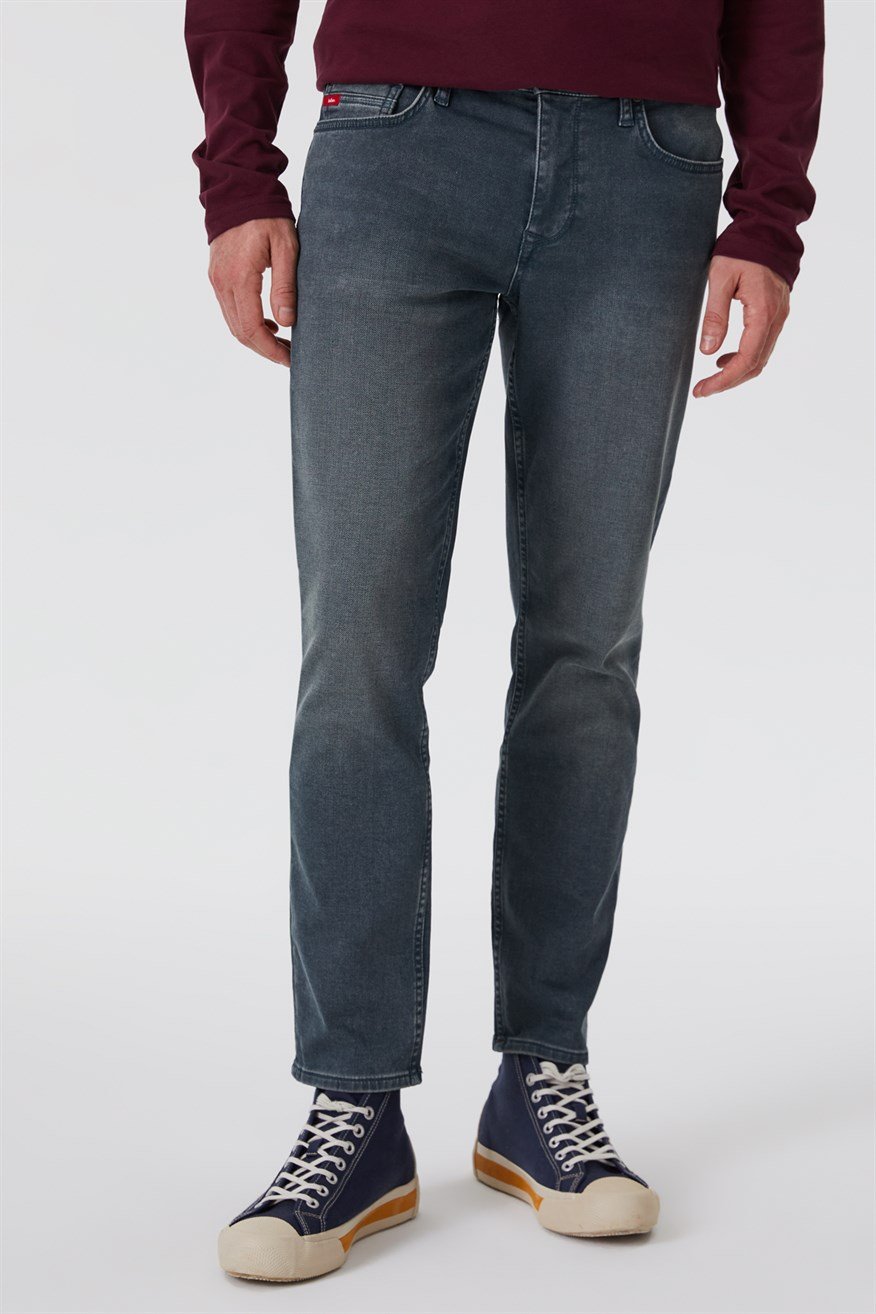 Jagger Erkek Slim Straight Fit Abigail Ig Jean Pantolon