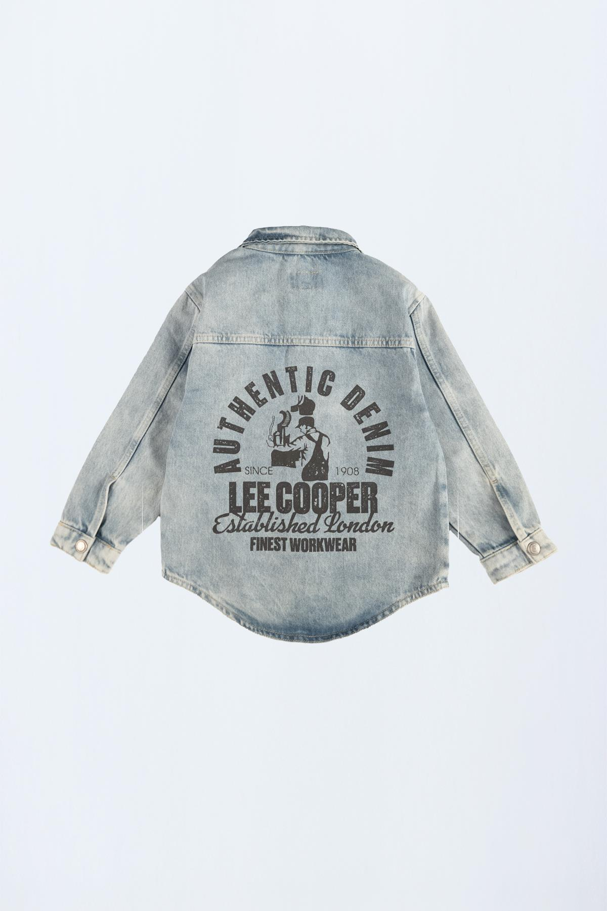 Newman Erkek Çocuk %100 Pamuk Jean Ceket Denim