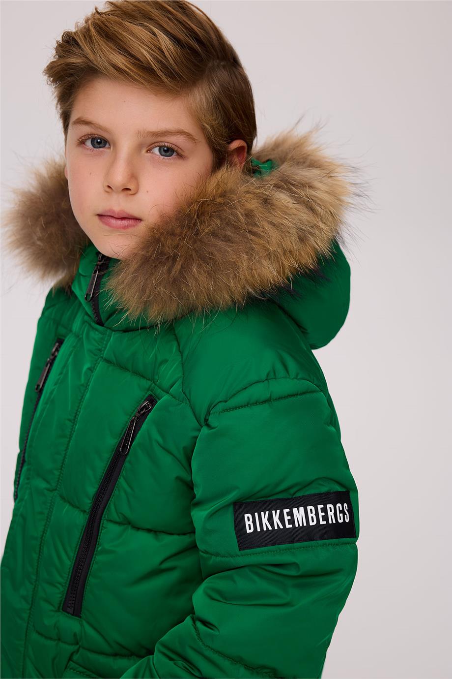Bikkembergs Erkek Çocuk Yeşil Mont