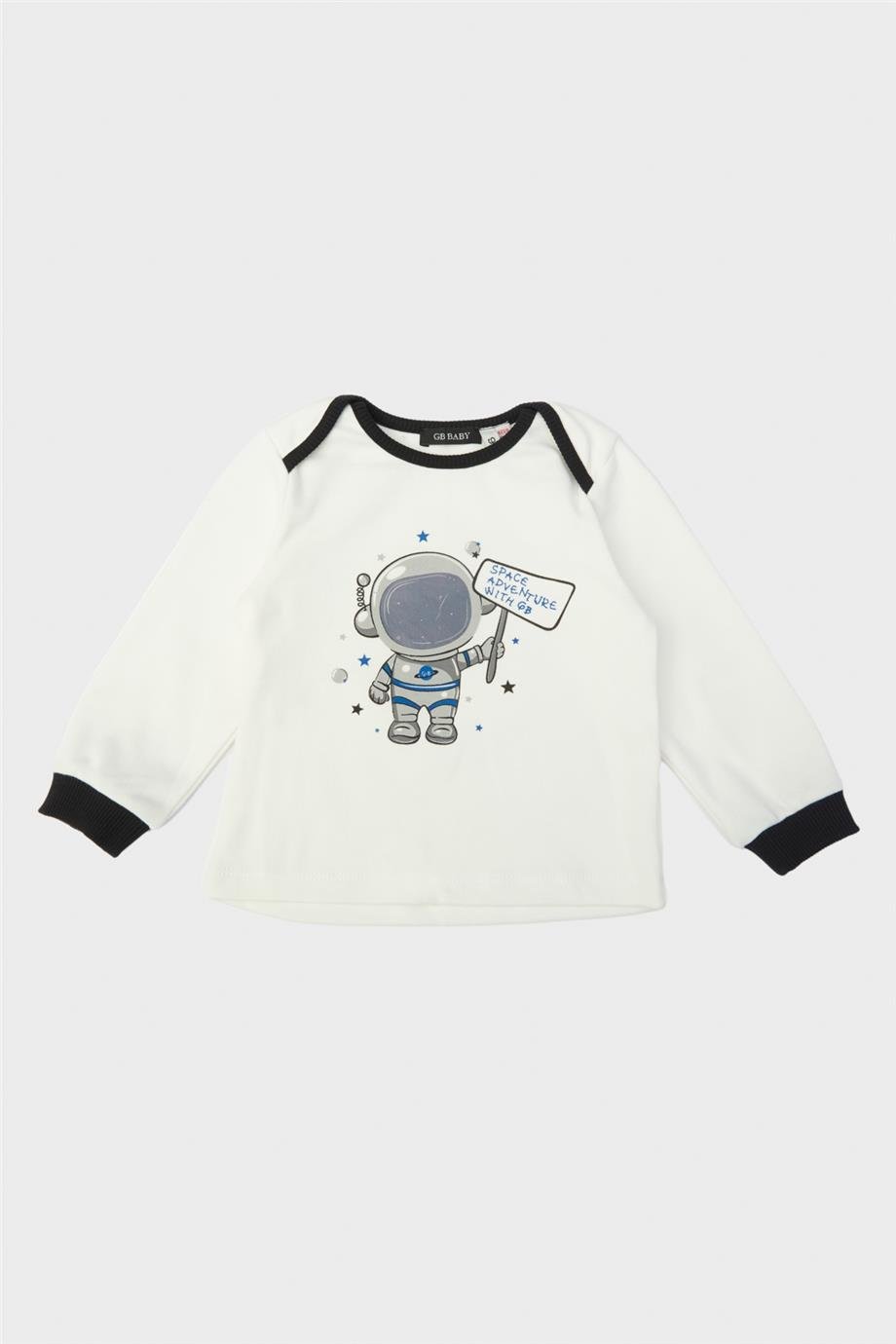 GB Baby Erkek Bebek Desenli Pijama Takımı