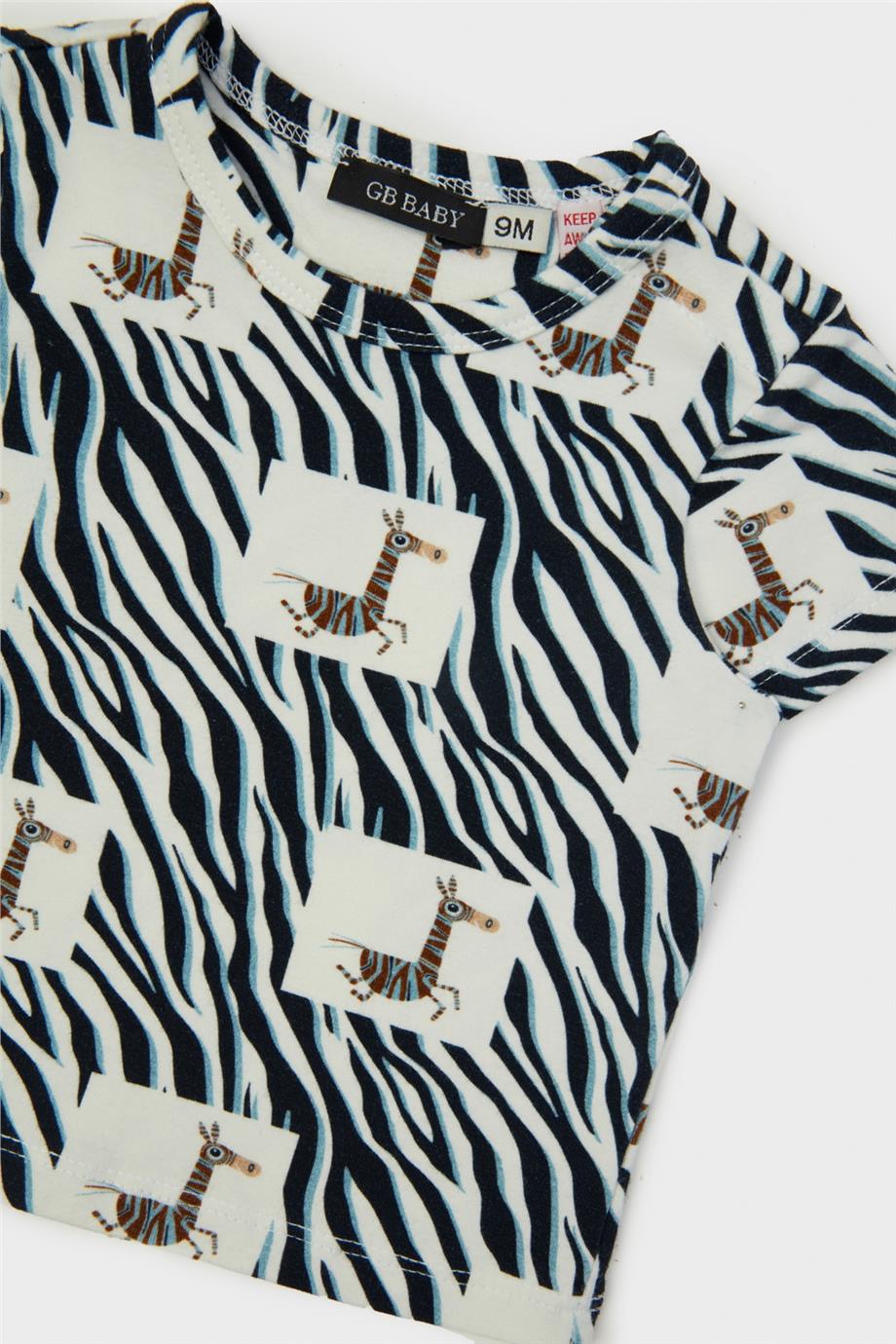 GB Baby Erkek Bebek Desenli T-Shirt