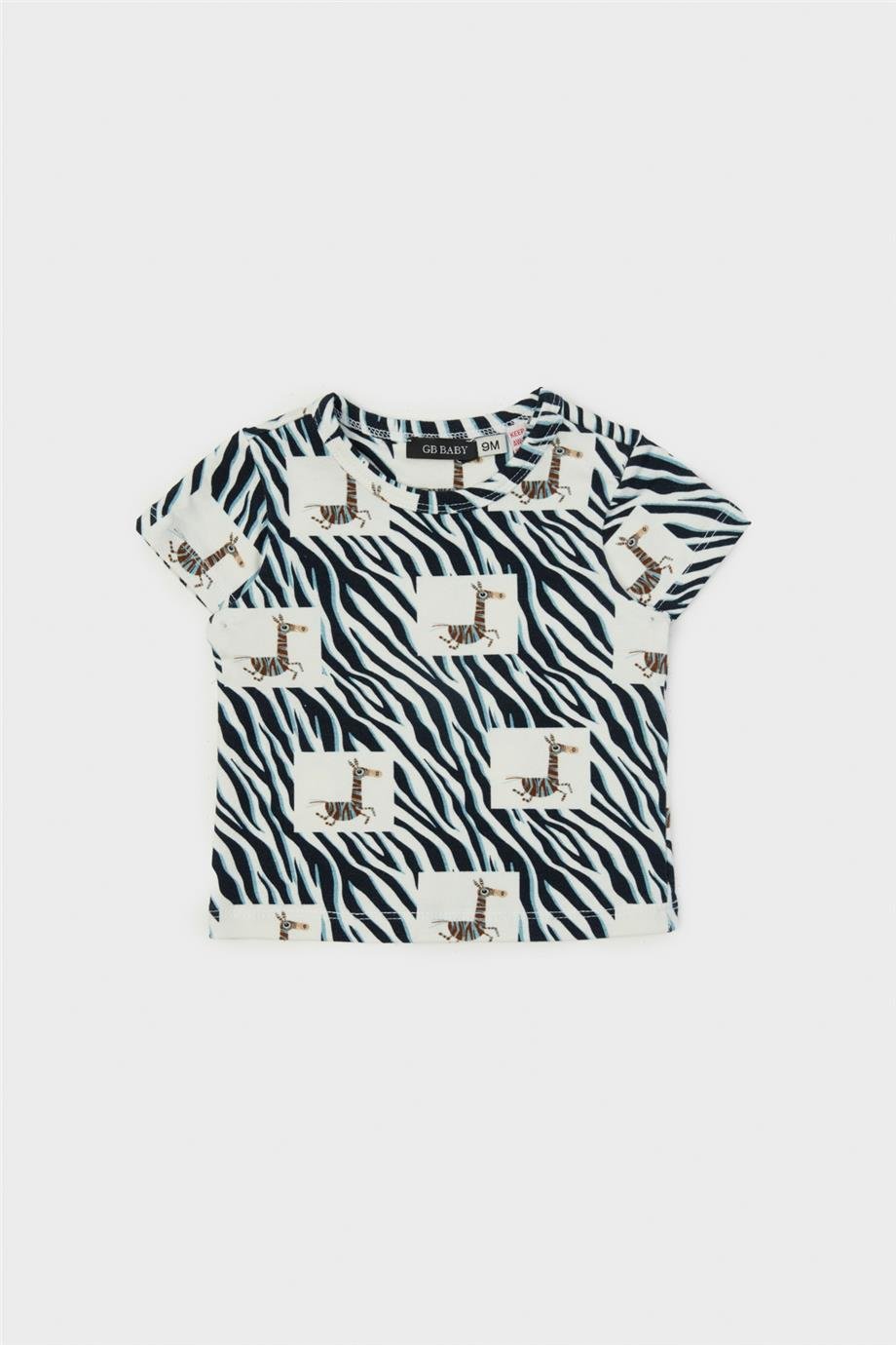 GB Baby Erkek Bebek Desenli T-Shirt