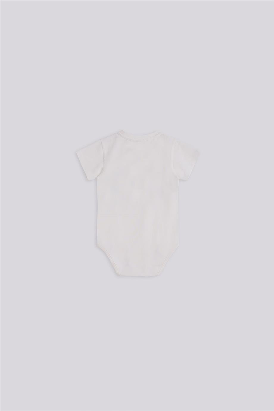Layette Erkek Bebek Ekru Body