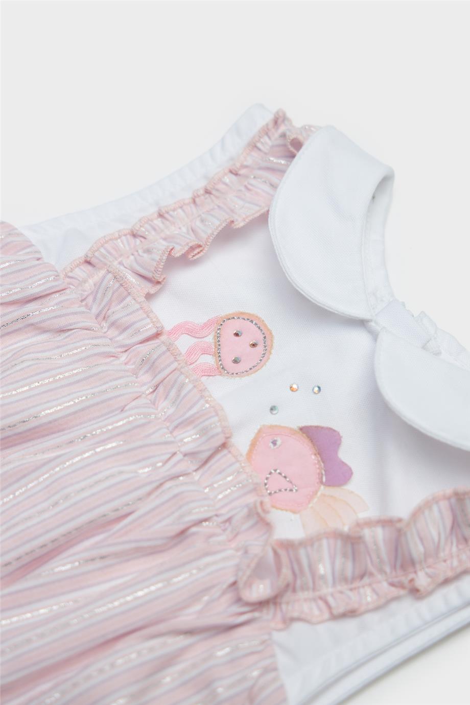 Layette Kız Bebek Pembe Tulum