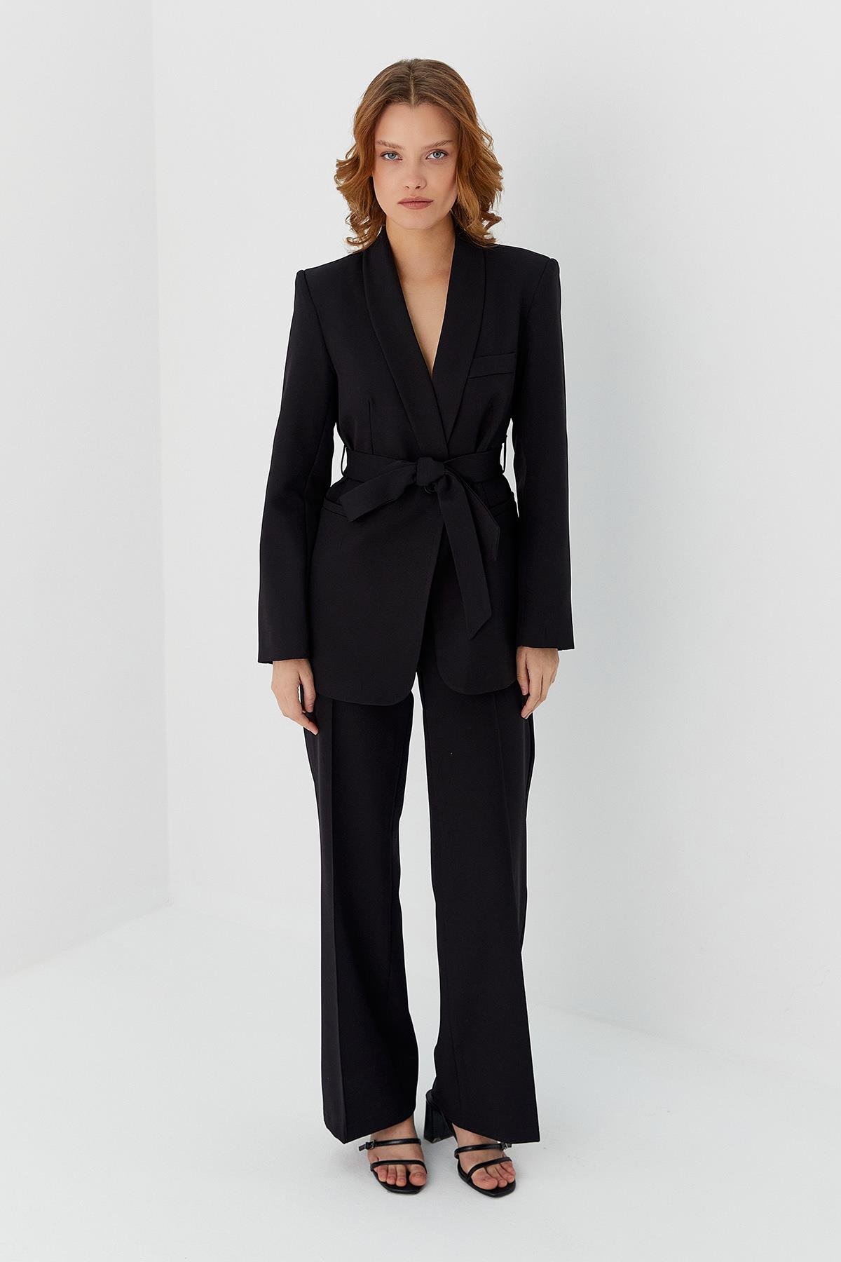 Blazer Ceket Takım SIYAH