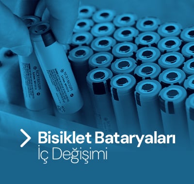 bisiklet bataryası değişimi