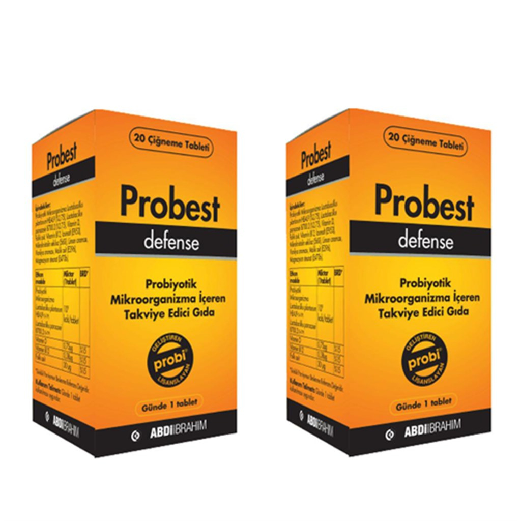 Probest Defense 20 Çiğneme Tablet 2'li Paket