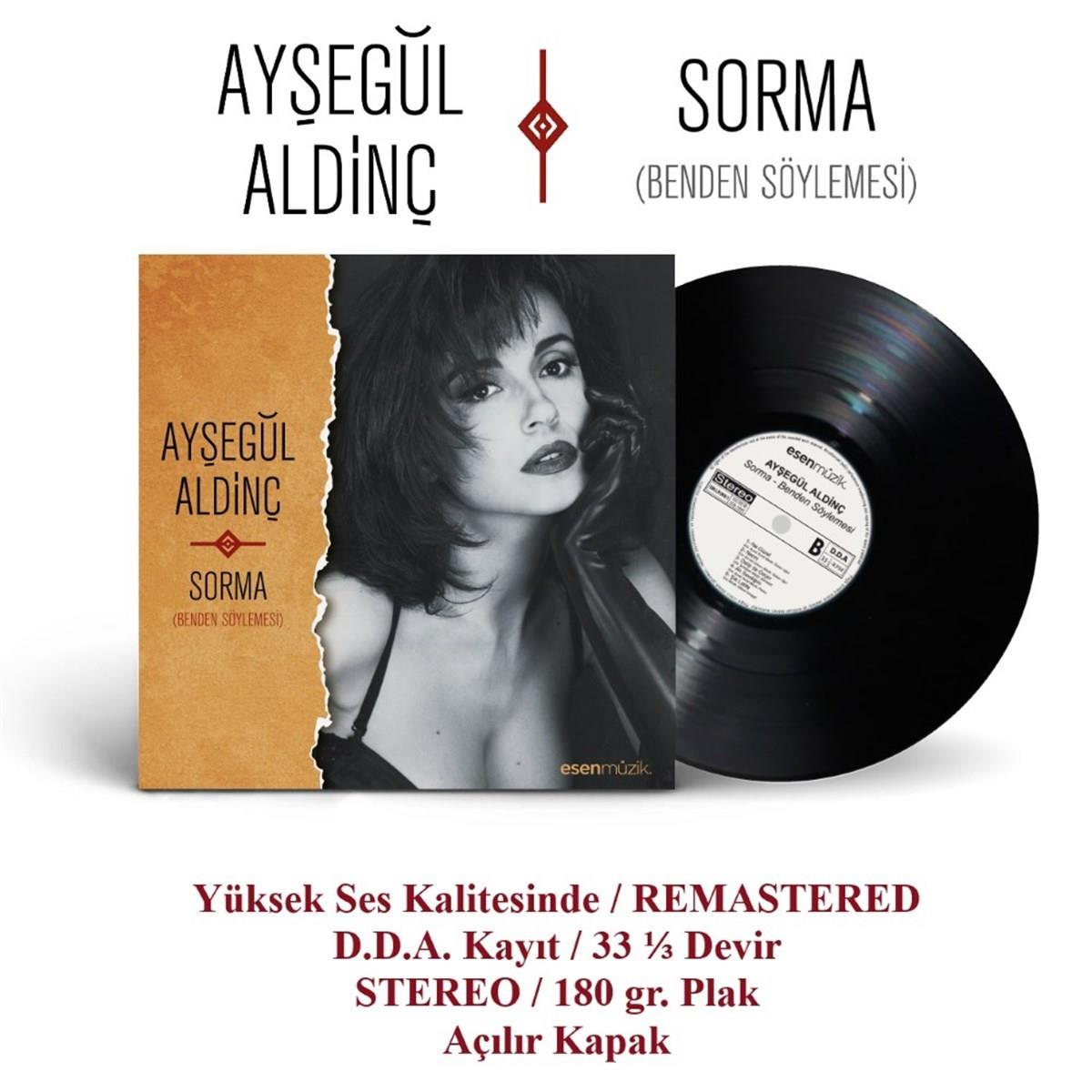 Ayşegül Aldinç - Sorma  Benden Söylemesi (Poster Hediyeli Plak) Satın Al -  Esenshop