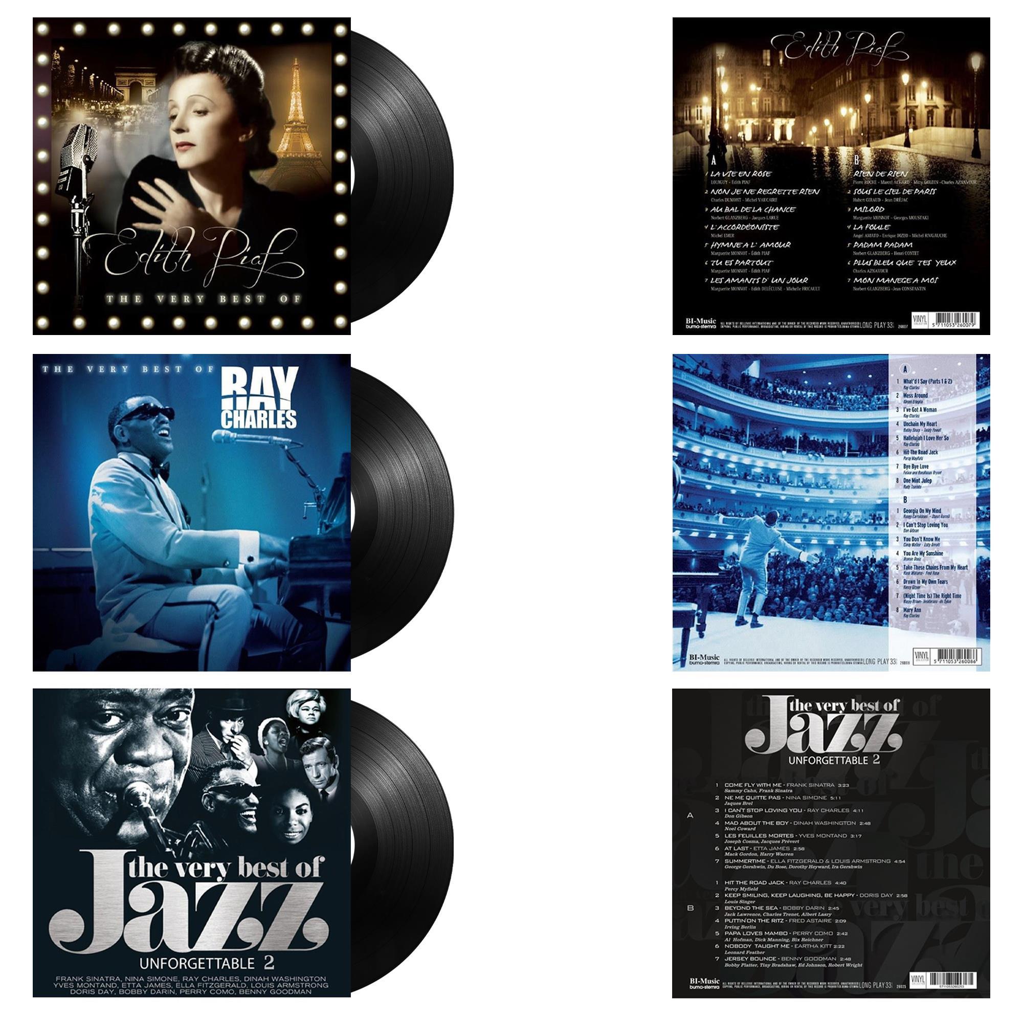 Unforgettable Jazz / Set 1 (3 Plak) - Plak Özel Set - Ajs Müzik