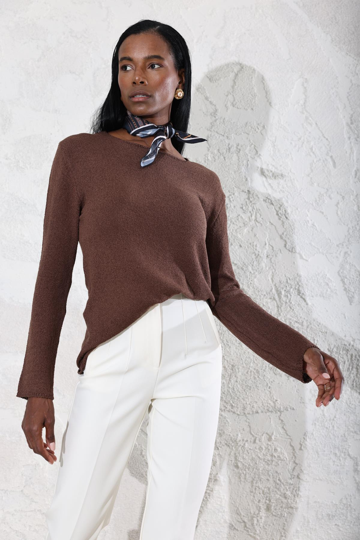 Acı Kahve Merserize Triko 0074