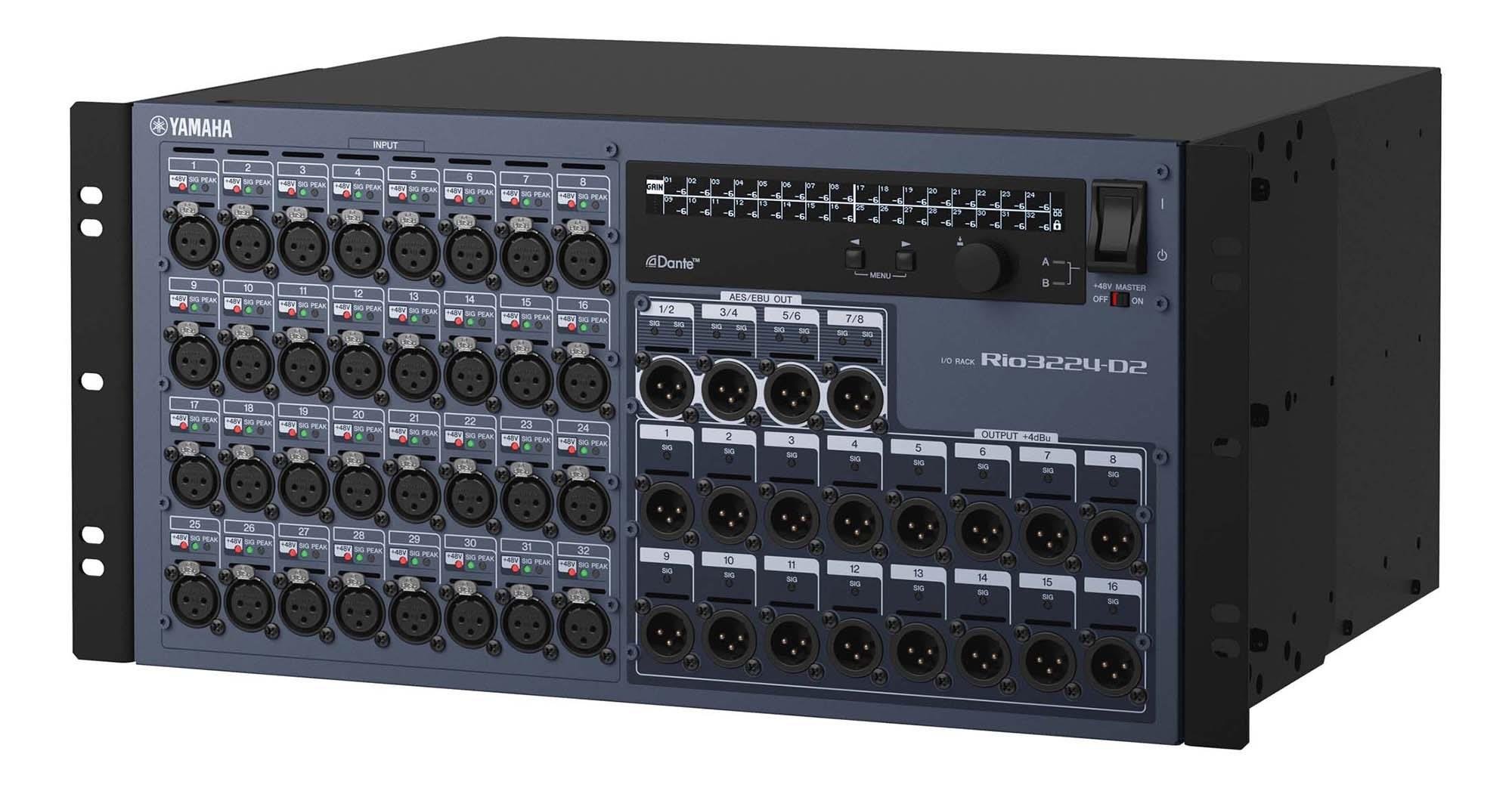 Yamaha RIO3224-D2 Dijital Stage Box I/O Rack Fiyatı ve Özellikleri
