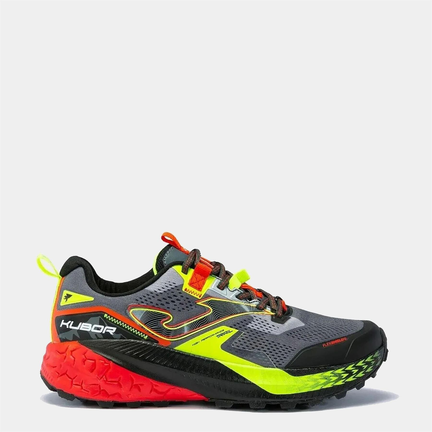 Joma Erkek Koşu - Yürüyüş Ayakkabısı Tk.Kubor 2322 Grey Black Red