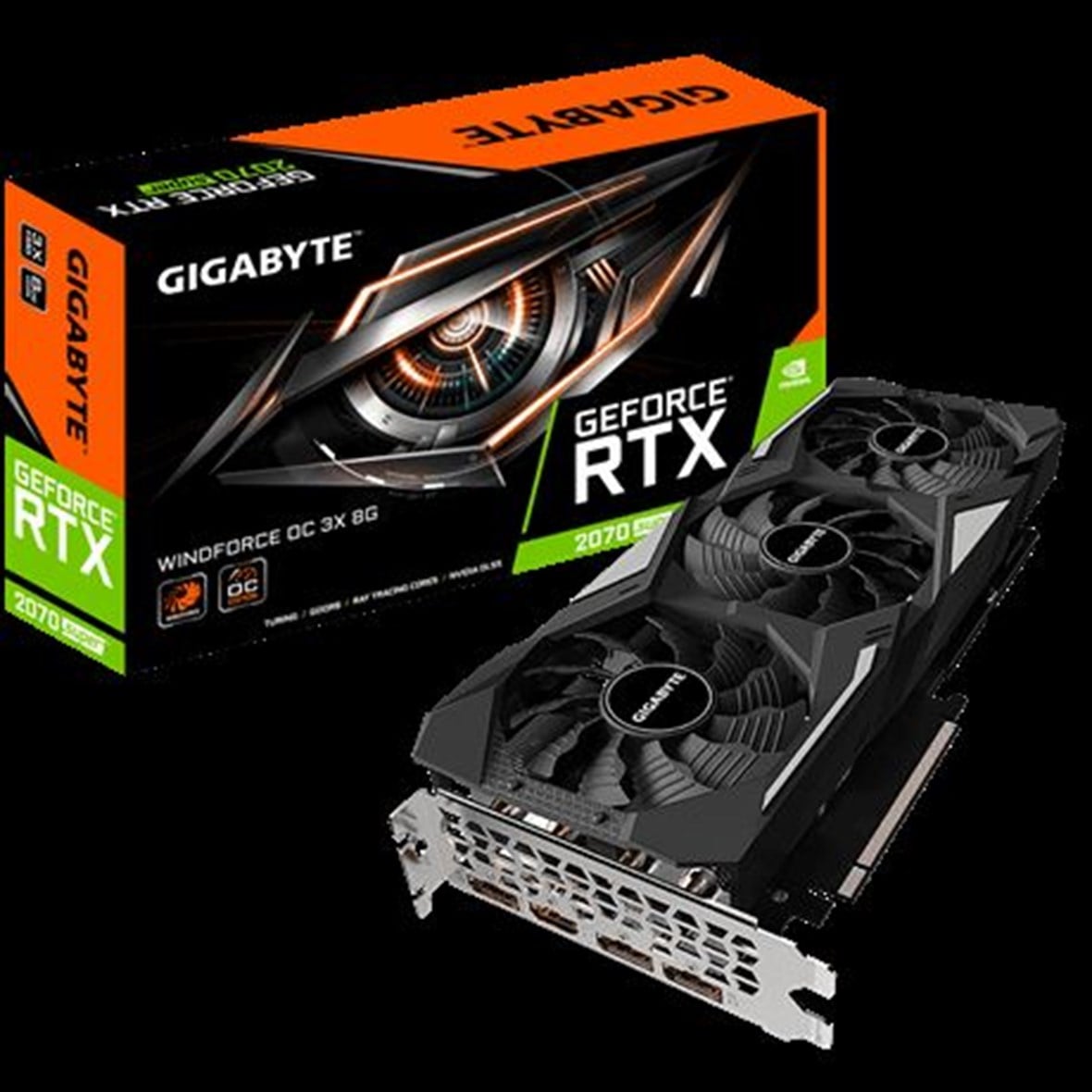 GIGABYTE Nvidia GeForce RTX 2070 Super 8GB 256 Bit GDDR6 PCI-E 3.0