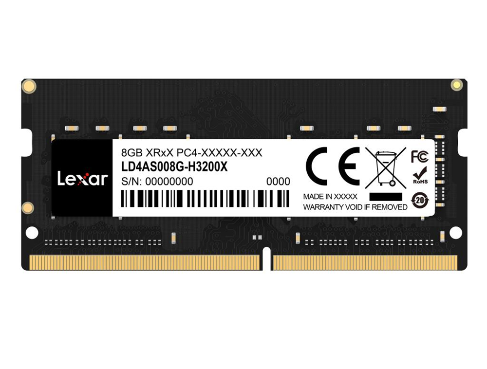 Lexar 8Gb Ddr4 3200Mhz Nb So-Dımm Retaıl-2Y Notebook Ram