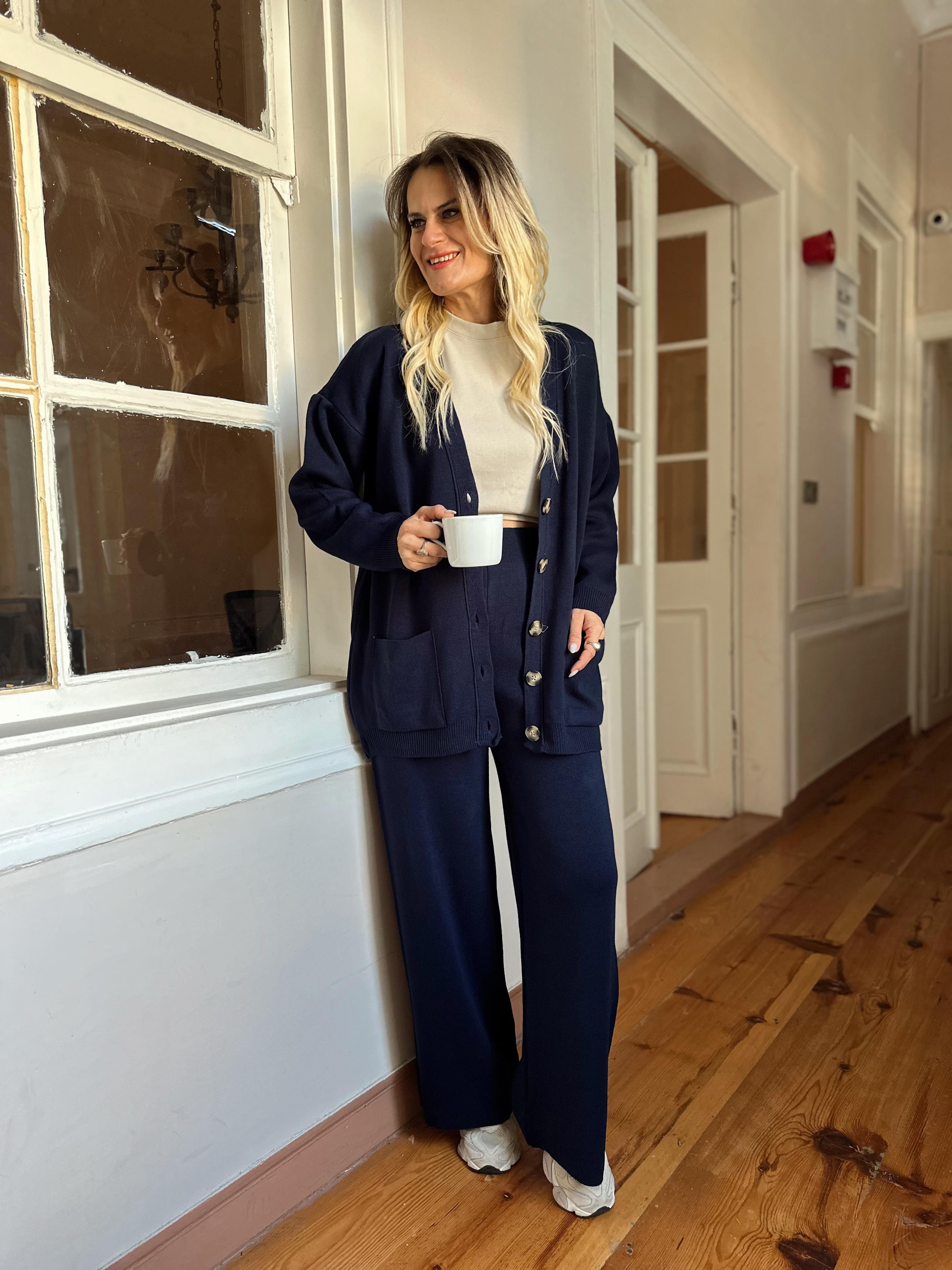 HIRKA PANTOLON TRİKO TAKIM LACİVERT · 4