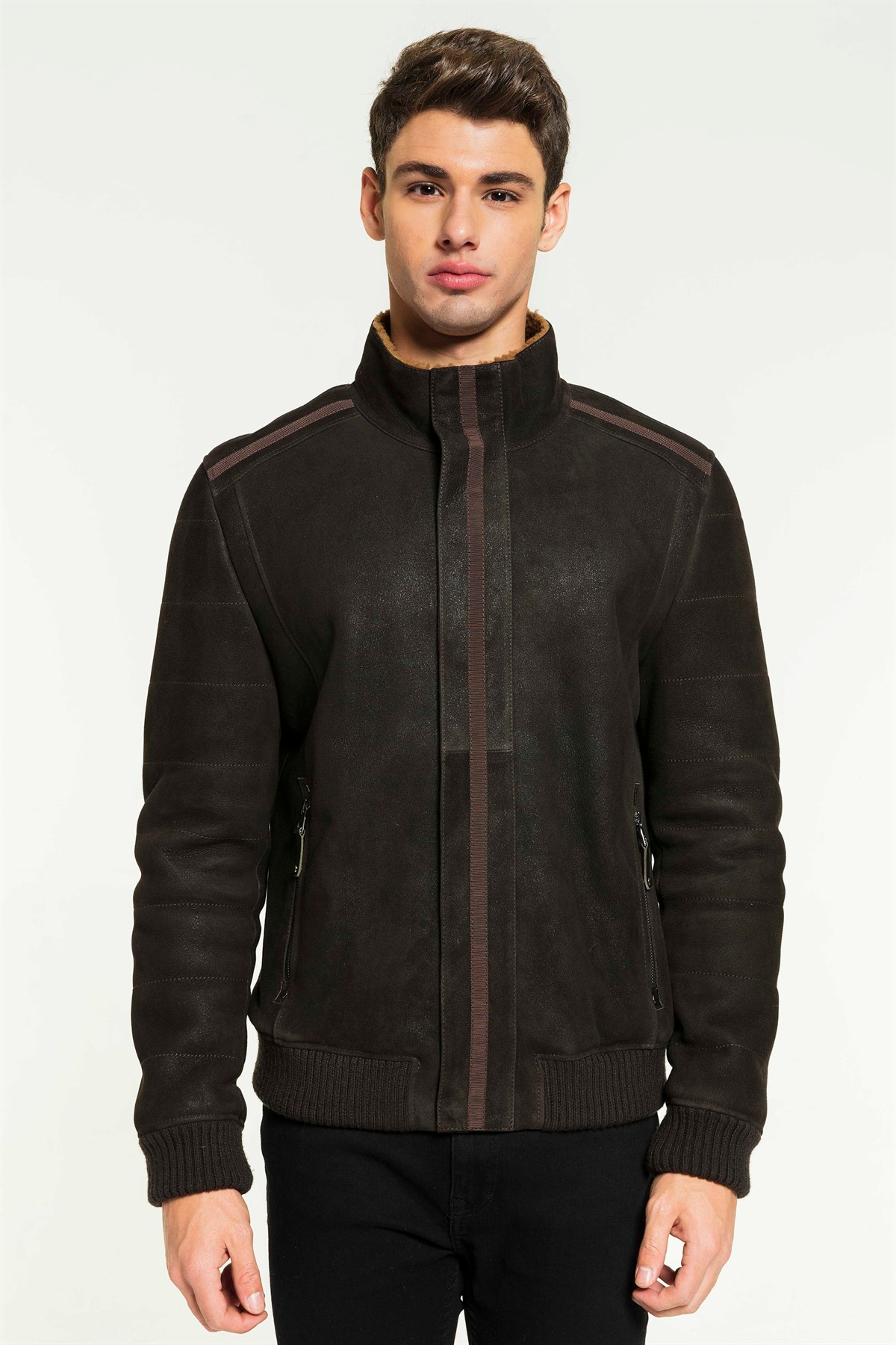 Mens Cameron Leather Jacket – FAD