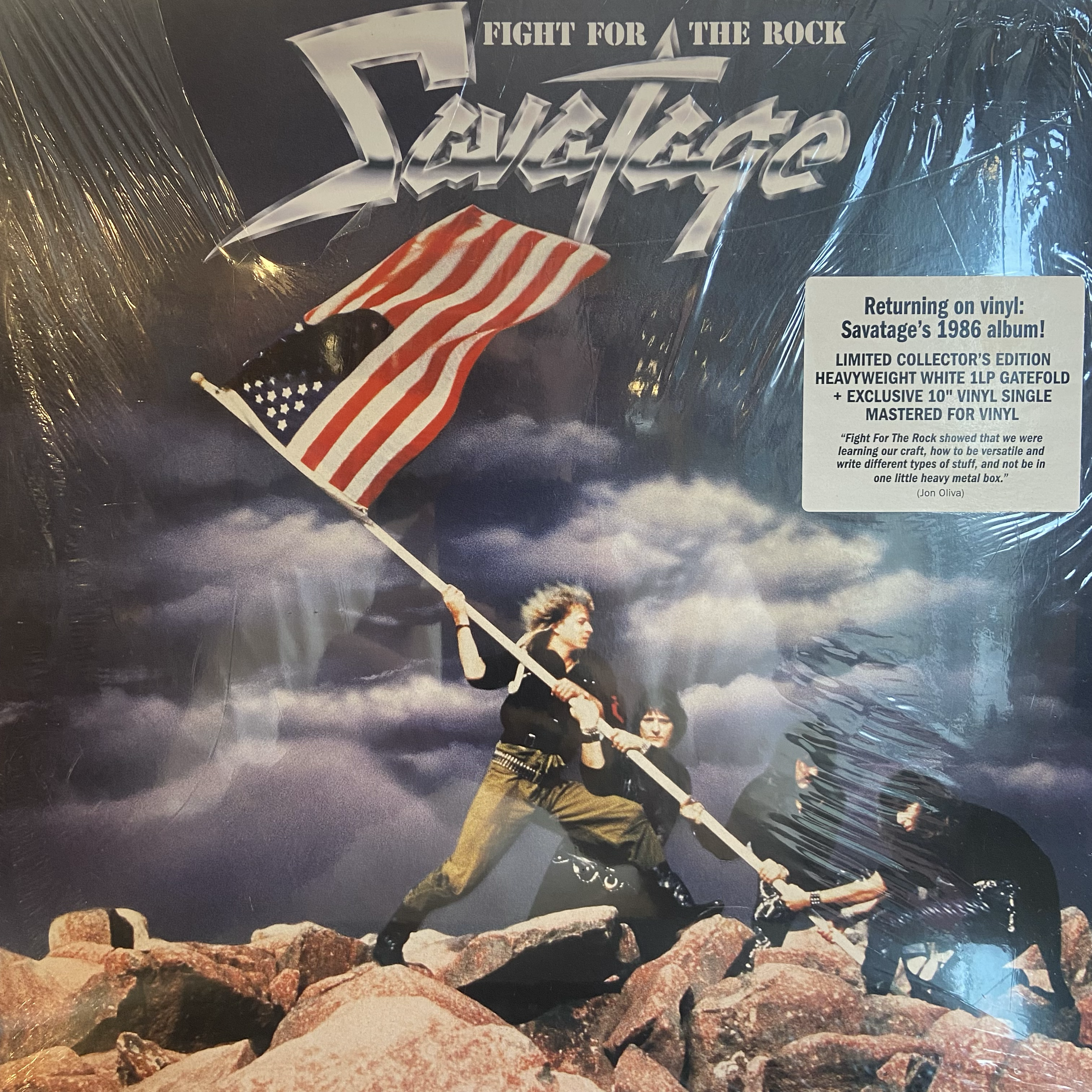 SAVATAGE - FIGHT FOR THE ROCK (BEYAZ RENKLİ PLAK & 10