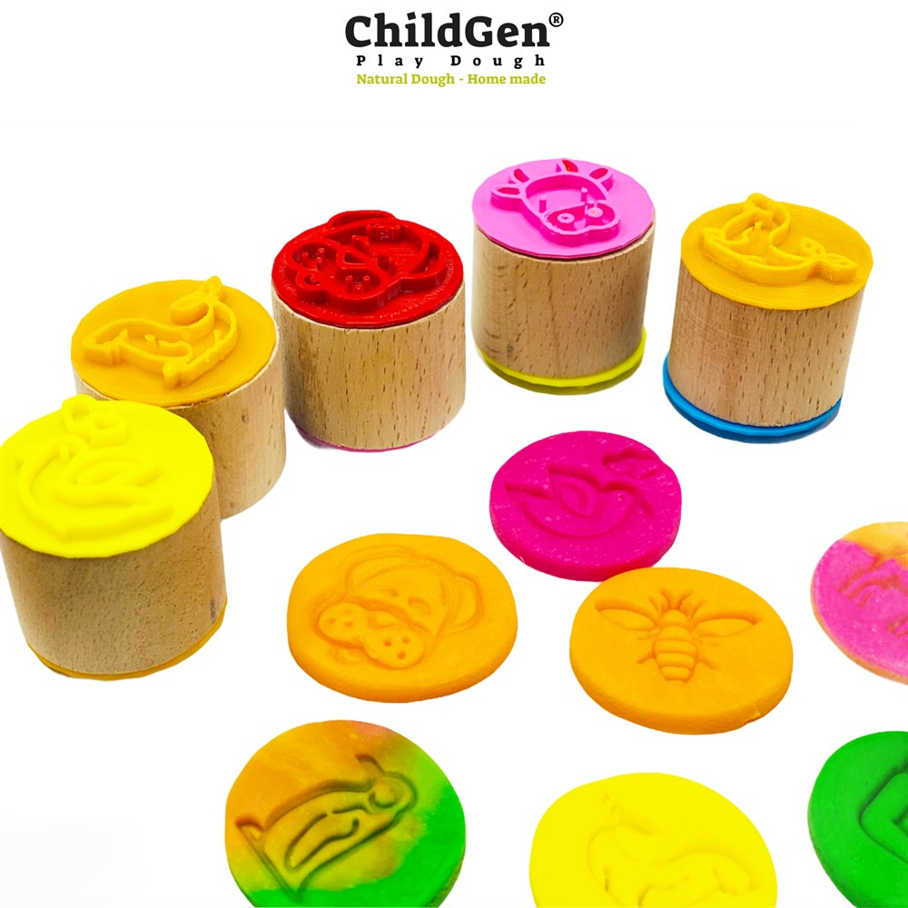 Oyun Hamuru Büyük Damga Seti | ChildGen Play Dough