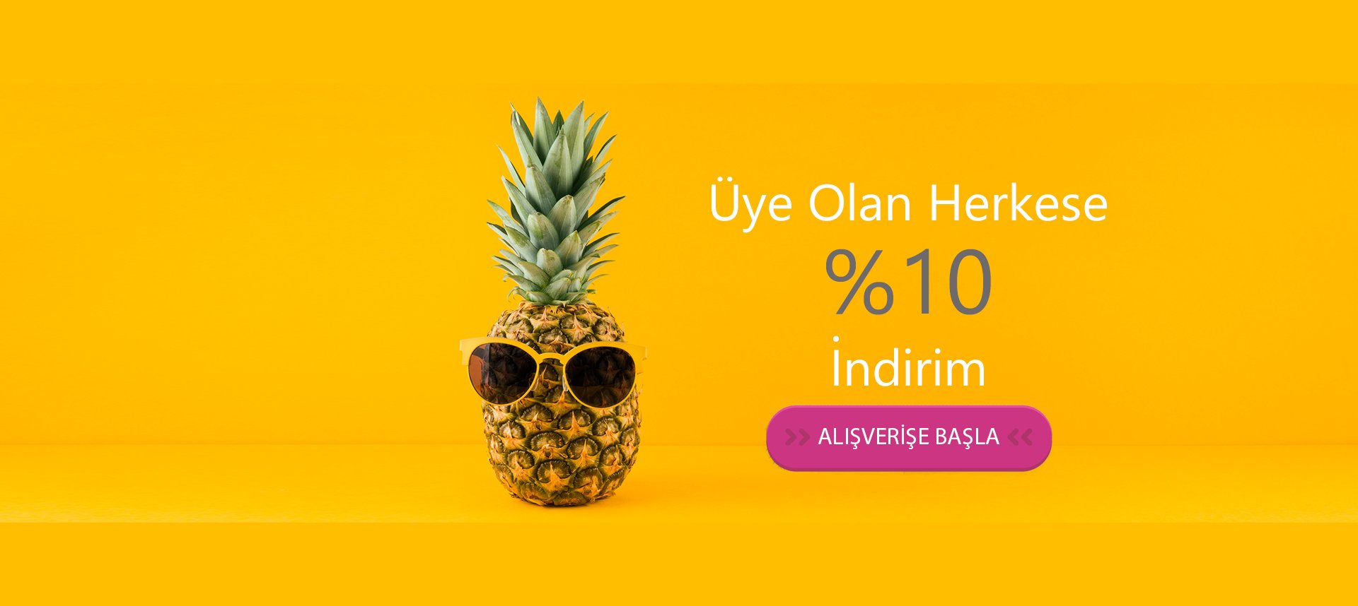 Üye Olan Herkese %10 Anında İndirim