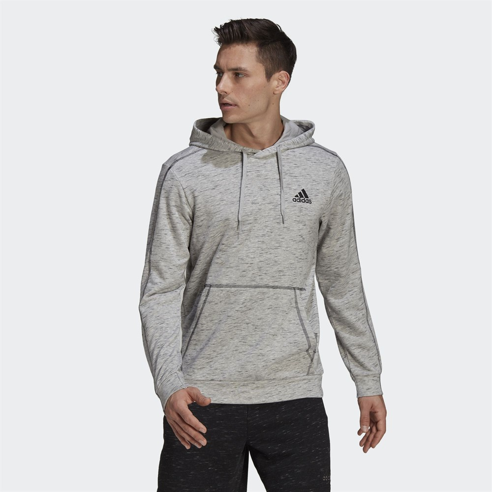 adidas Essentials M Lange Embroidered Erkek Sweatshirt GK8973