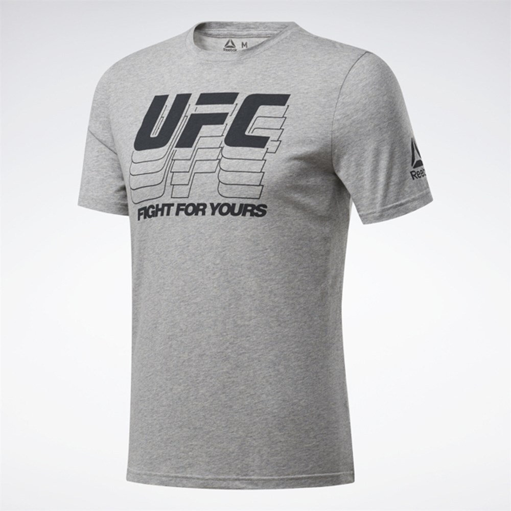 Reebok UFC FG Logo Erkek Tişört