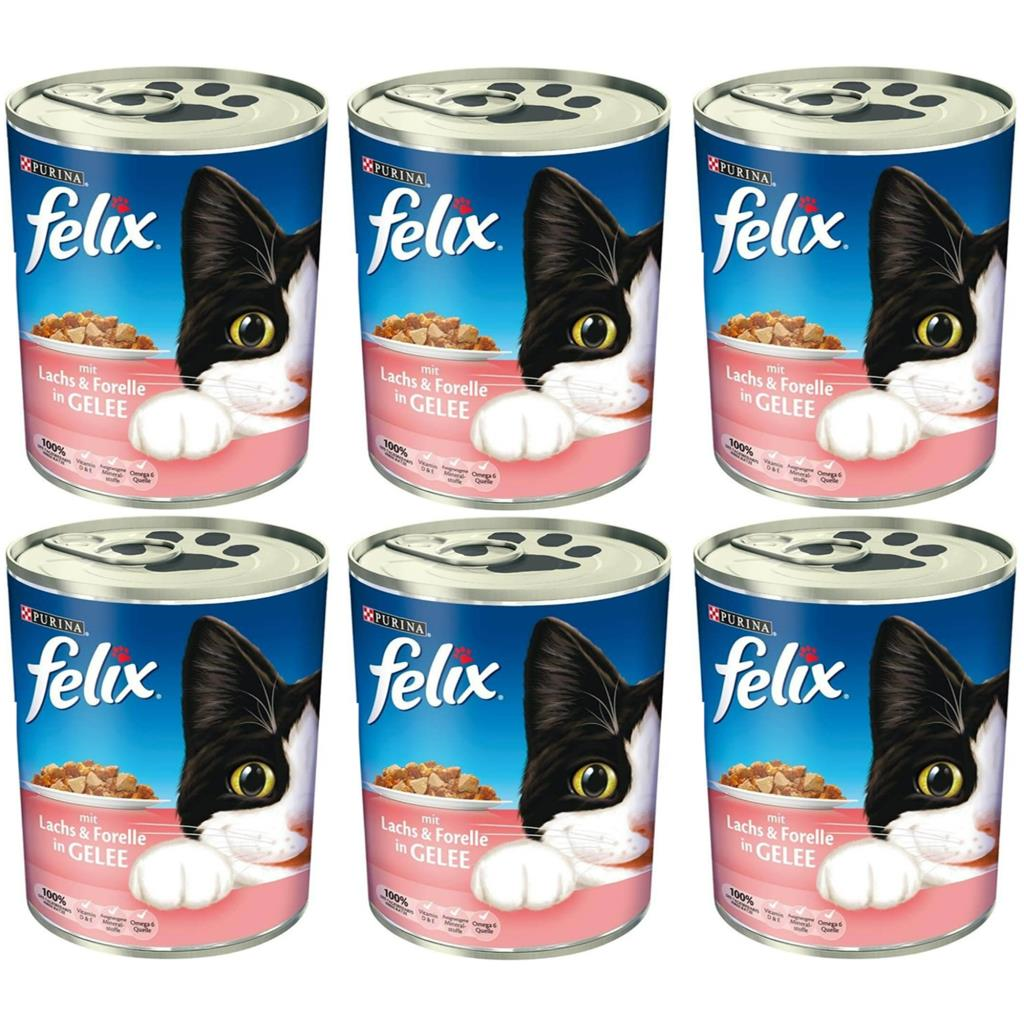 Felix Somon -Alabalıklı Kedi Konservesi 400 Gr*6 Adet