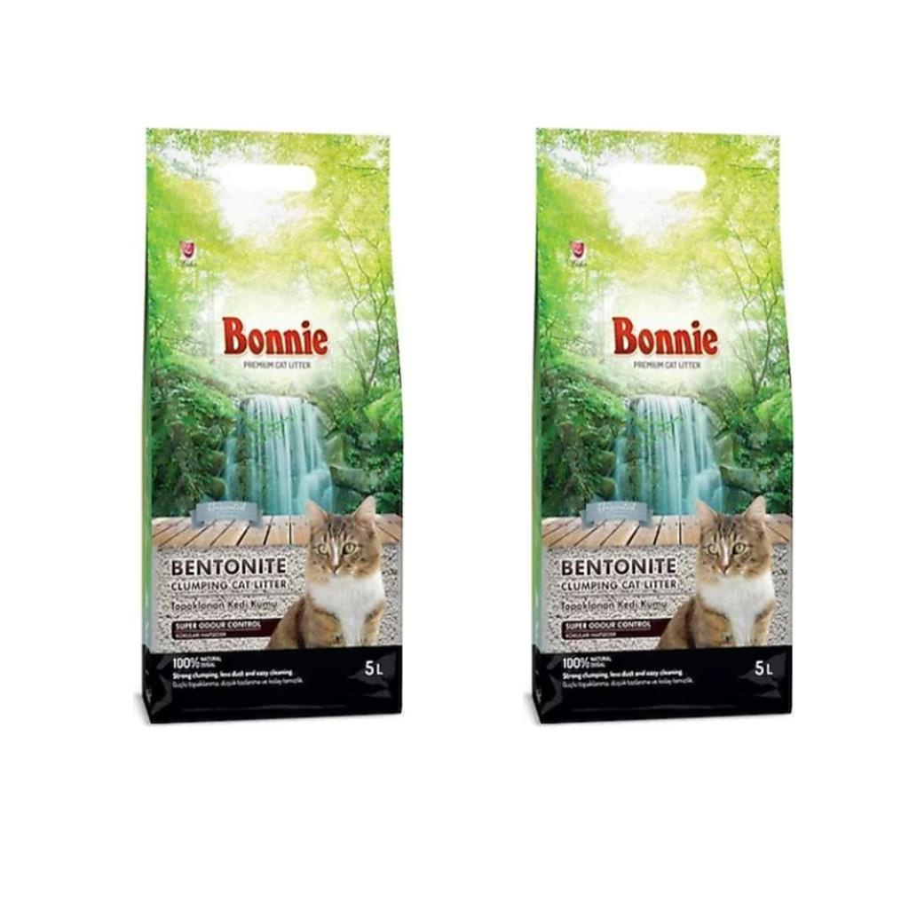 Bonnie Naturel Kedi Kumu 5 Lt*2 Adet