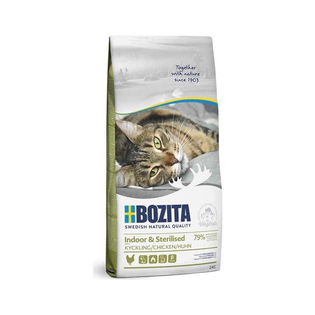 Bozita Indoor Sterilized Tahılsız Tavuklu Kedi Maması 2 Kg