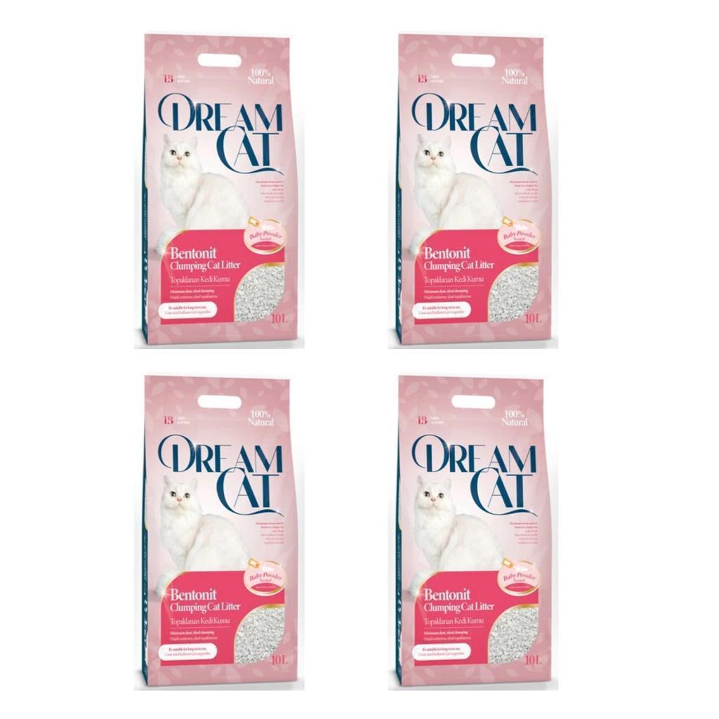 Dream Cat Baby Powder Topaklanan Kedi Kumu 10 Lt 4 Adet