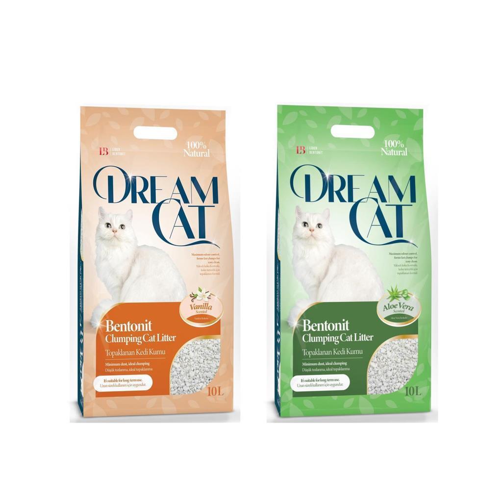 Dream Cat Karışık Kokulu Kedi Kumu Seti 10 Lt* 2 Adet