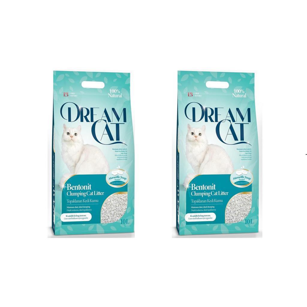 Dream Cat Marsilya Topaklanan Kedi Kumu 10 Lt * 2 Adet