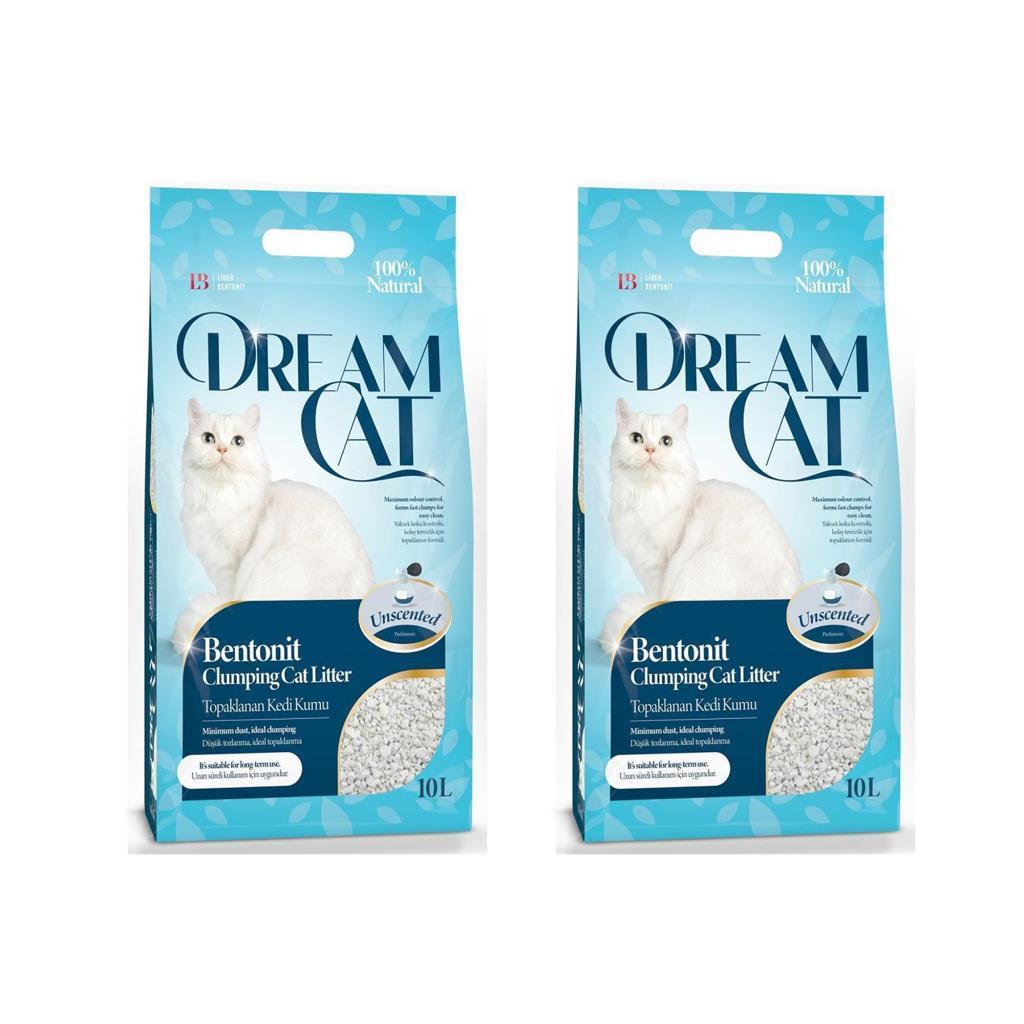 Dream Cat Natural Topaklanan Kedi Kumu 10 Lt * 2 Adet