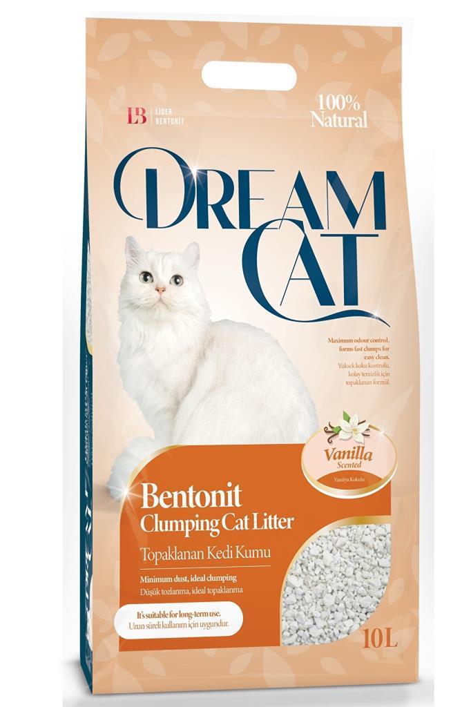 Dream Cat Vanilya Topaklanan Kedi Kumu 10 Lt