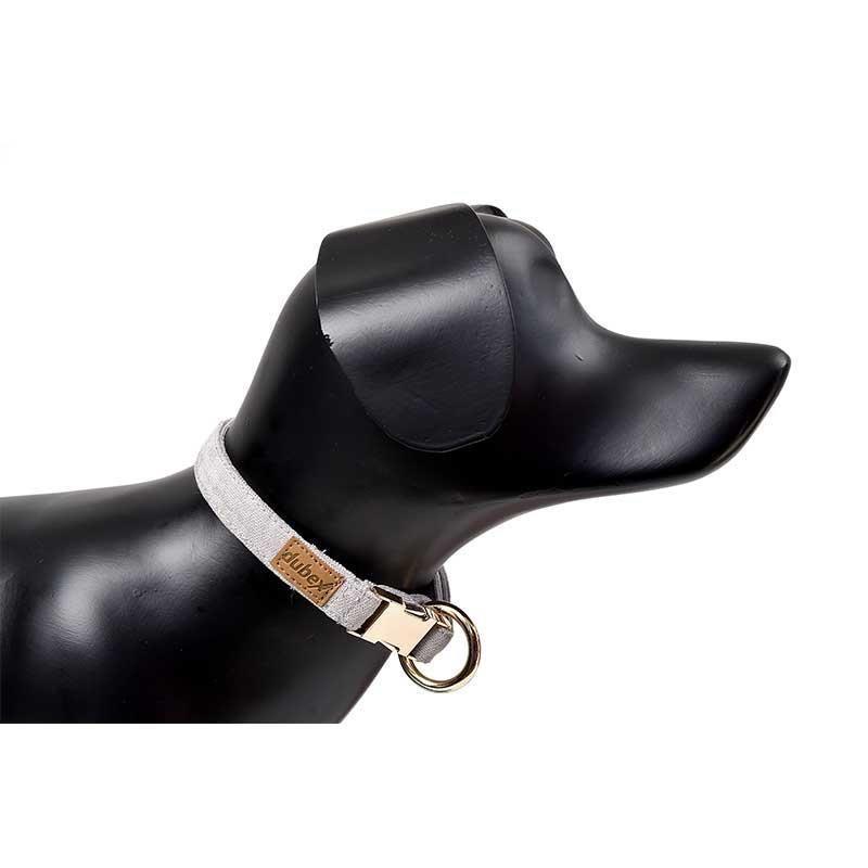 Dubex G-Dog Köpek Boyun Tasması Açık Gri M-L