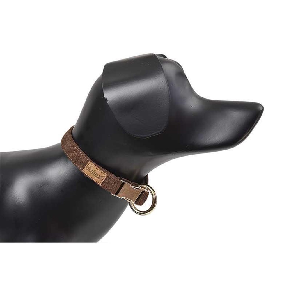 Dubex G-Dog Köpek Boyun Tasması Koyu Kahve M-L