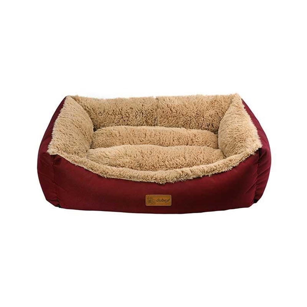 Dubex Jellybean Kedi Köpek Yatağı Bordo Medium