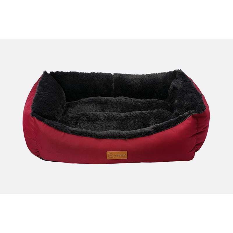 Dubex Jellybean Kedi Köpek Yatagi Bordo Antrasit Gri Medium