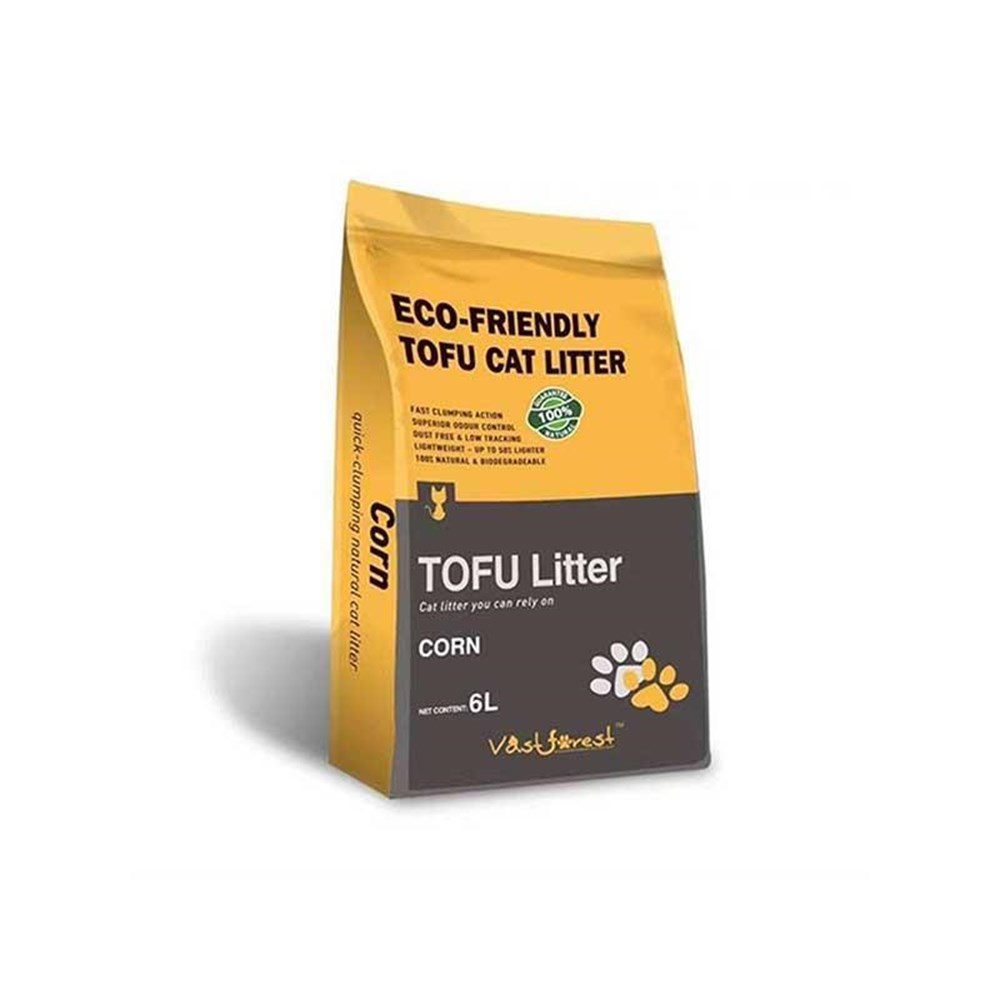 Dubex Tofu Organik Kedi Kumu Mısır Kokulu 6 Lt