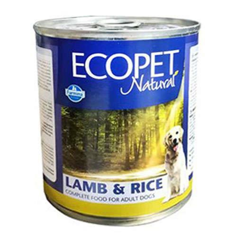 Ecopet Natural Kuzu Etli ve Pirinçli Köpek Konservesi 300 G