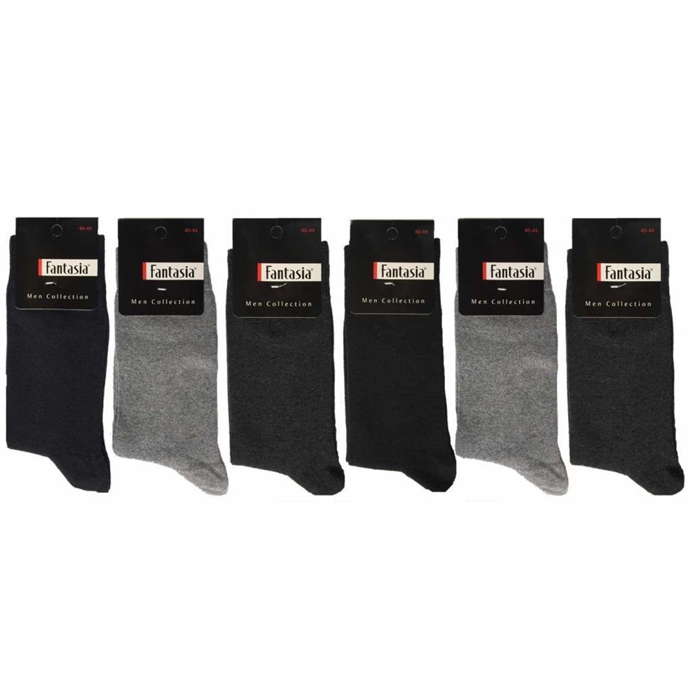 Fantasia Men Collection Erkek Çorap (40-44) 6 Adet
