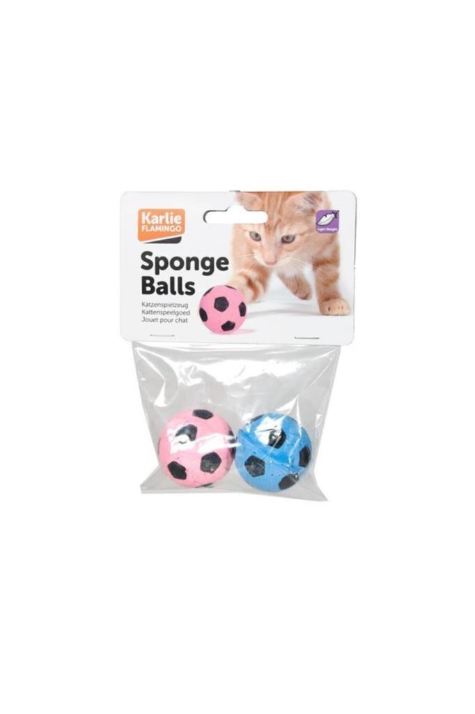 Flamingo Kedi Sünger Top 4cm (2li)