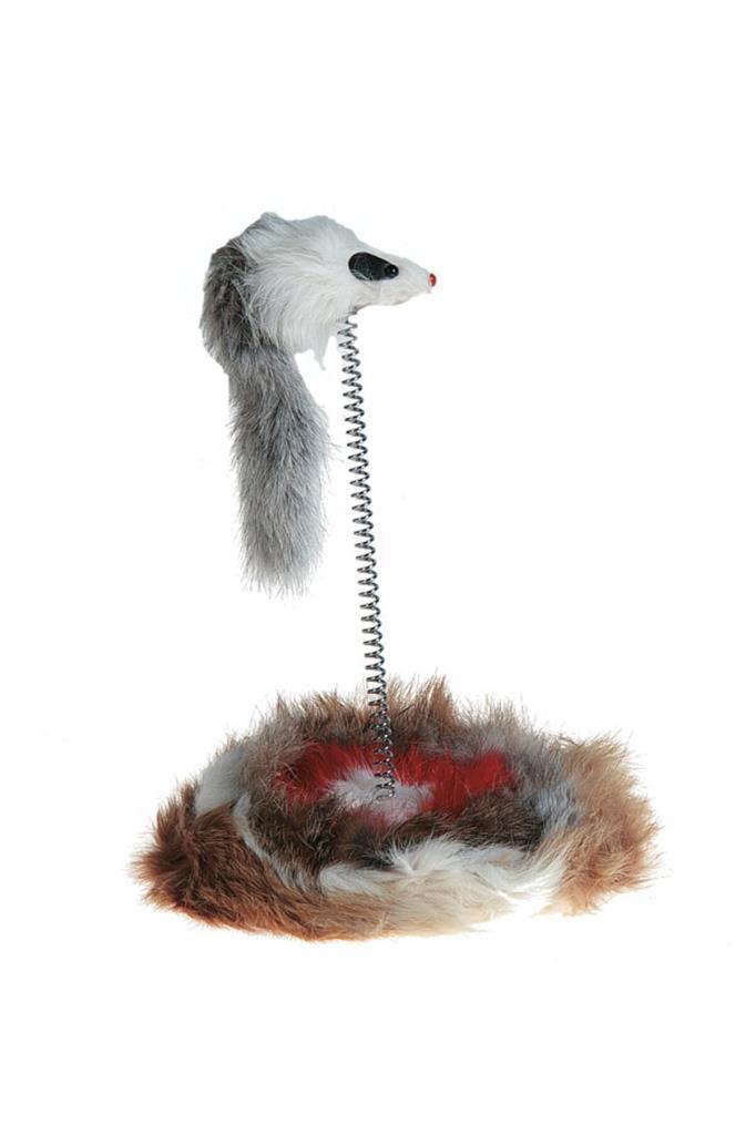 Flamingo Kediler İçin Yaylı Fare Oyuncağı 26x14 Cm