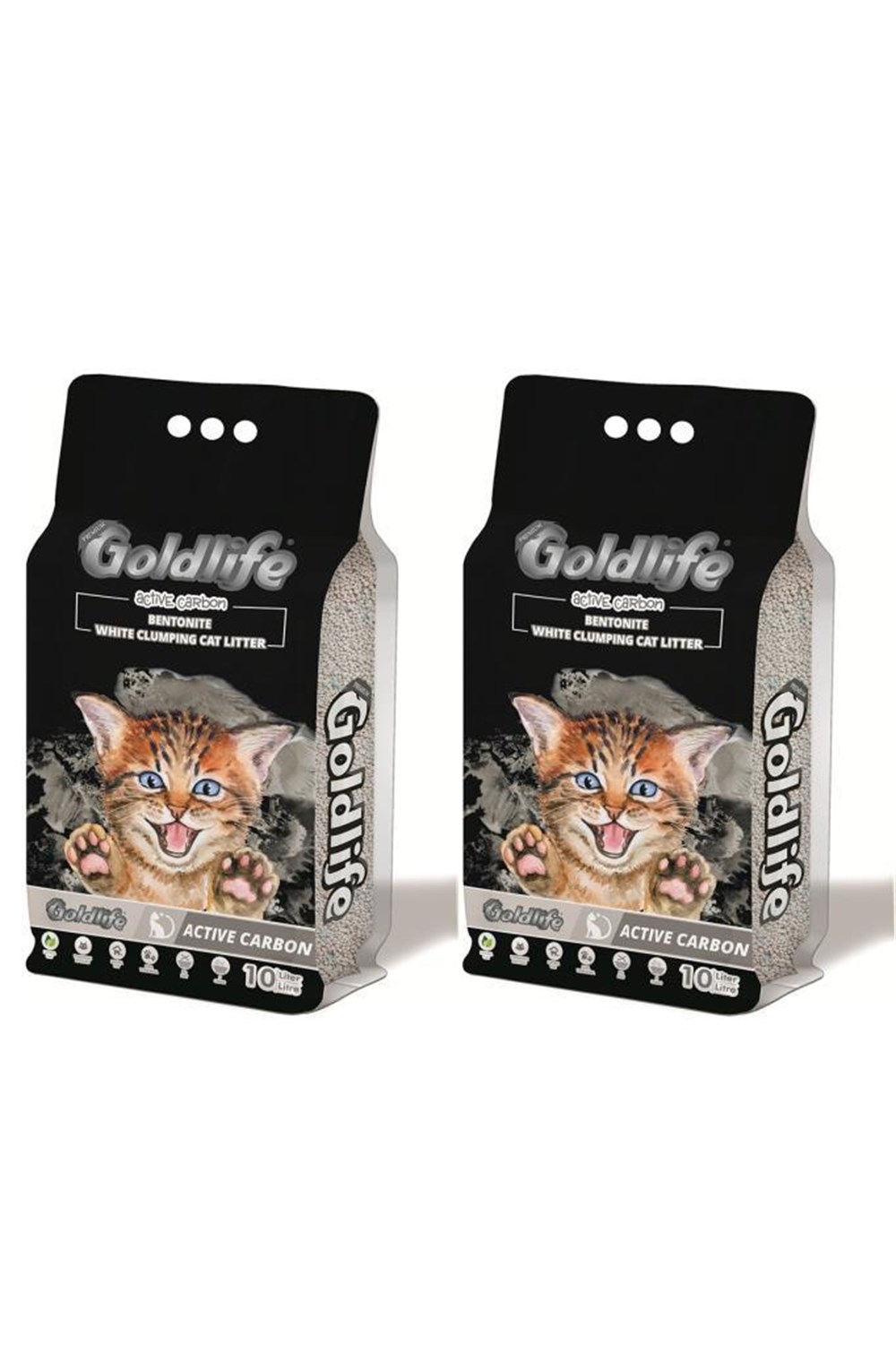 Gold Life Active Carbon 10 Lt 2 adet