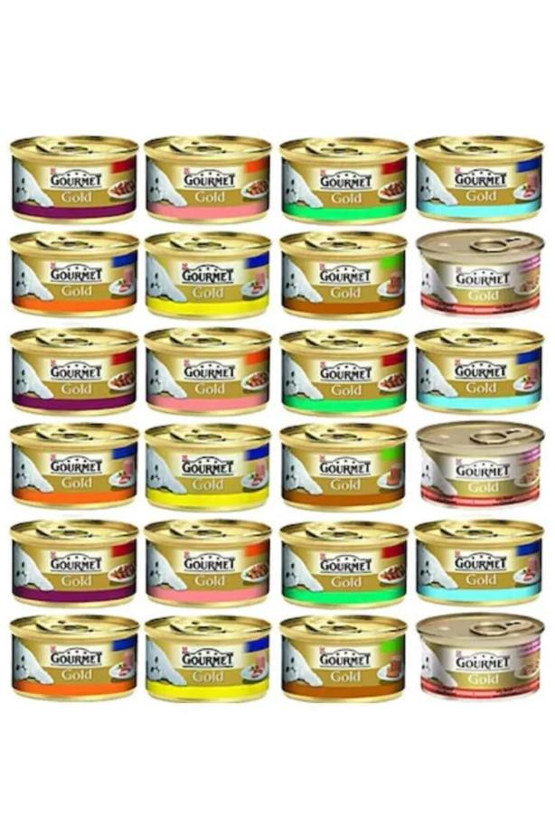 Gourmet Gold Karışık Parça Etli Kedi Maması 85 gr X 24 Adet