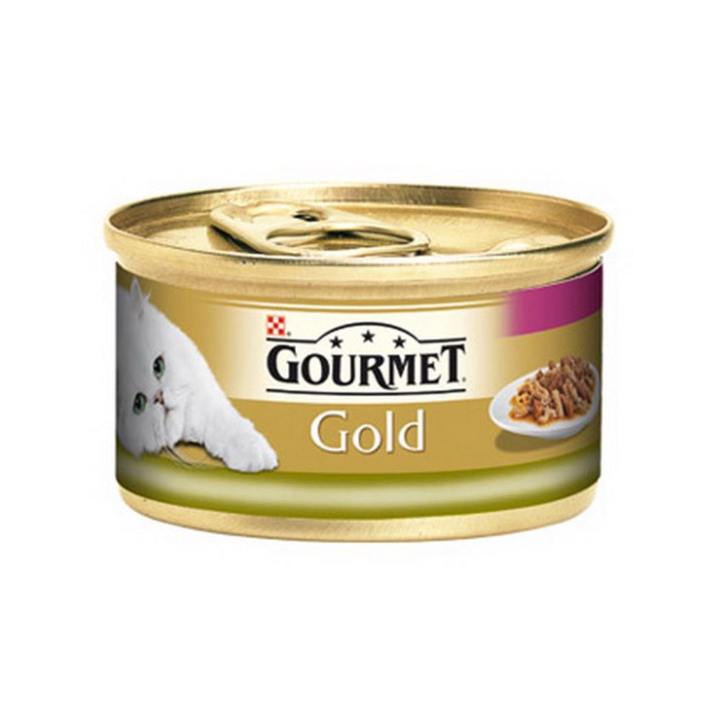 Gourmet Gold Parça Etli Ciğer Tav.Kedi Kons.85gr 6 adet