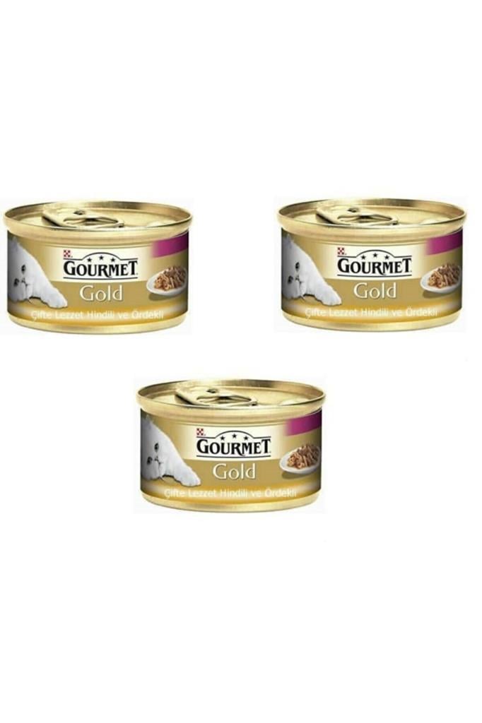 Gourmet Gold Parça Etli Soslu Alabalık Sebzeli Kedi Konservesi 85 Gr 2 Adet