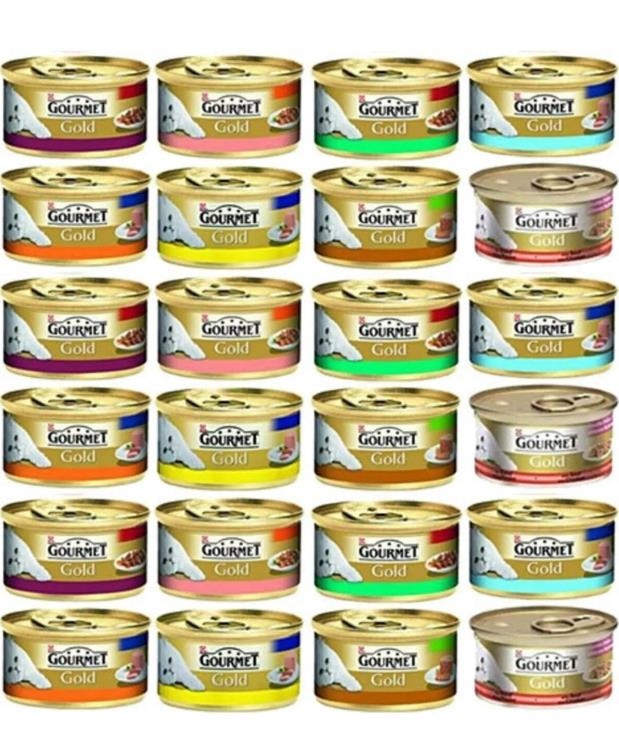 Gourmet Purina Karışık Kedi Konserve 85 Gr * 24 Adet