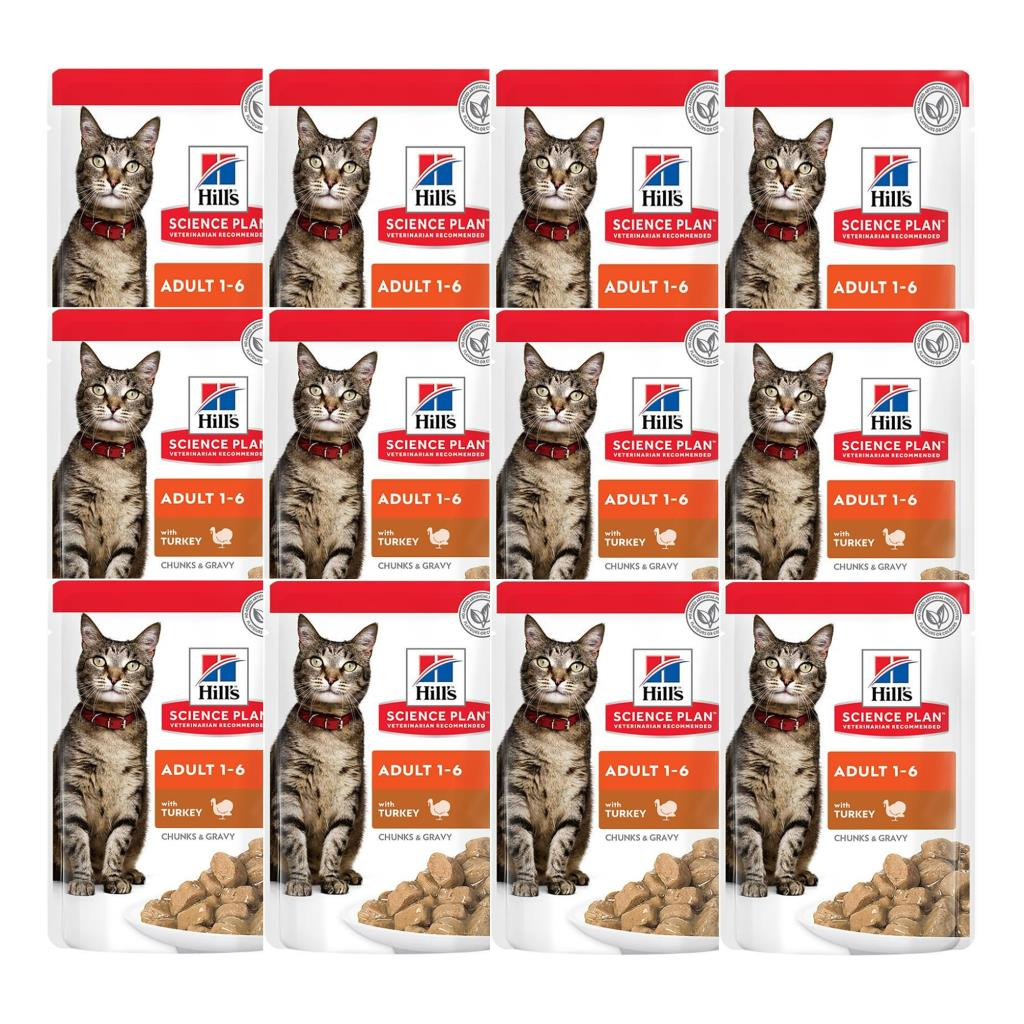 Hill's Gravy Hindili Yas Kedi Mamasi 85gr *12 Adet