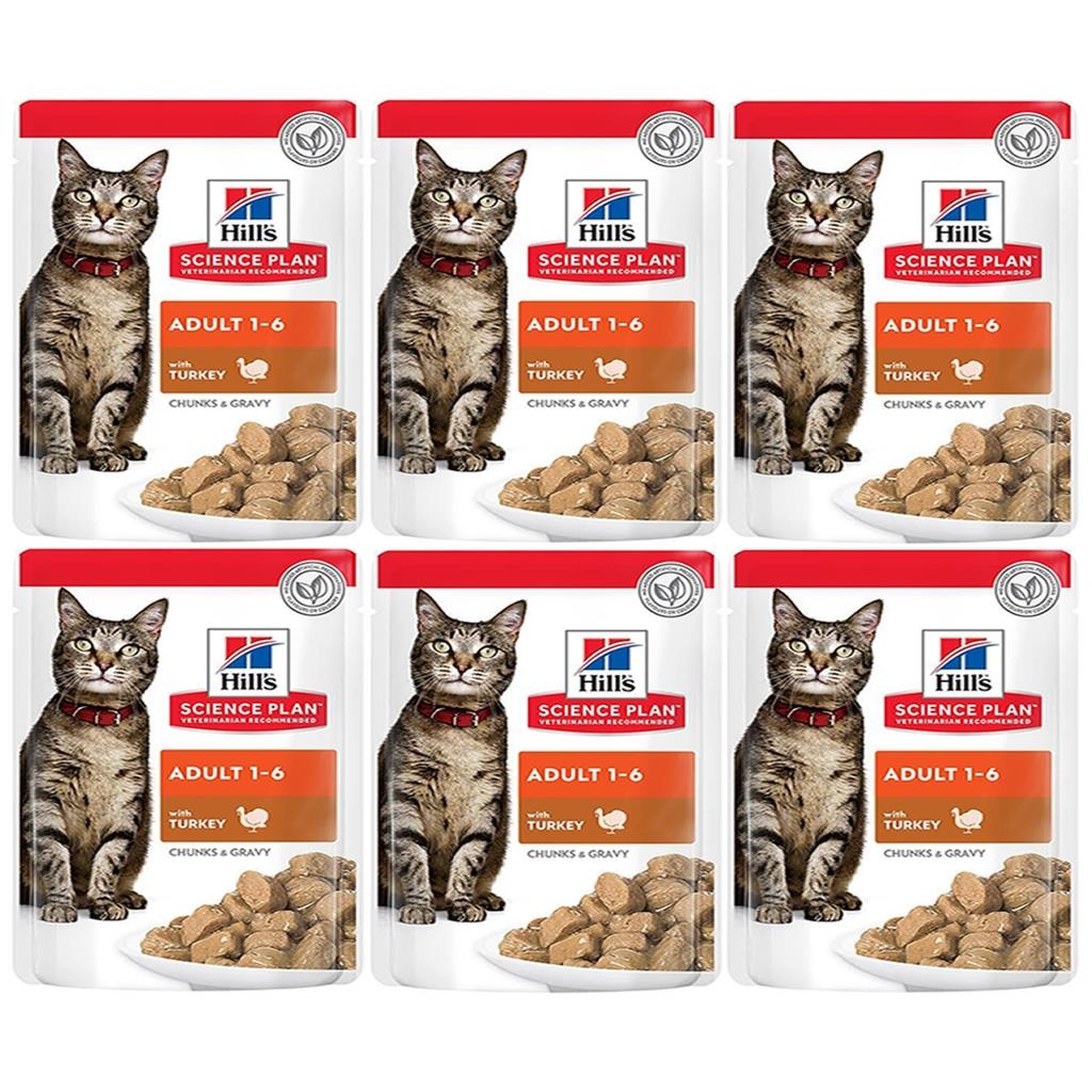 Hill's Gravy Hindili Yas Kedi Mamasi 85gr *6 Adet